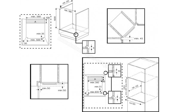 GRUNDIG GEBM 19600 BPH - Dimensions
