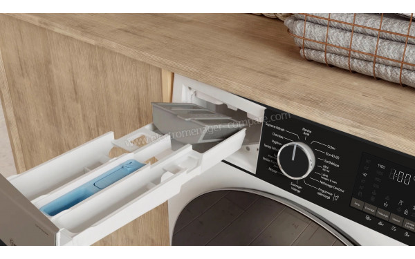 GRUNDIG GW7P79419W - Zoom sur le tiroir lessiviel