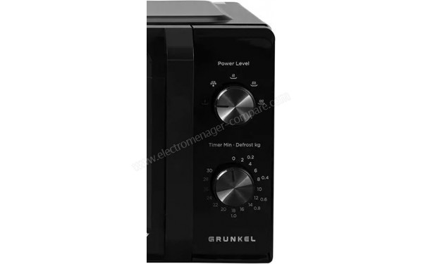 GRUNKEL MW-20MN - Panneau de commandes