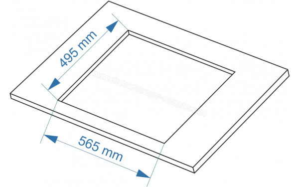 HAEGER PG-4GI.008A - Dimensions