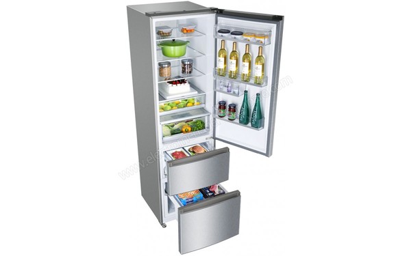 HAIER A3FE737CMJ - Vue 3/4 gauche de l'int&eacute;rieur n&deg;2 (cr&eacute;dit : Boulanger)