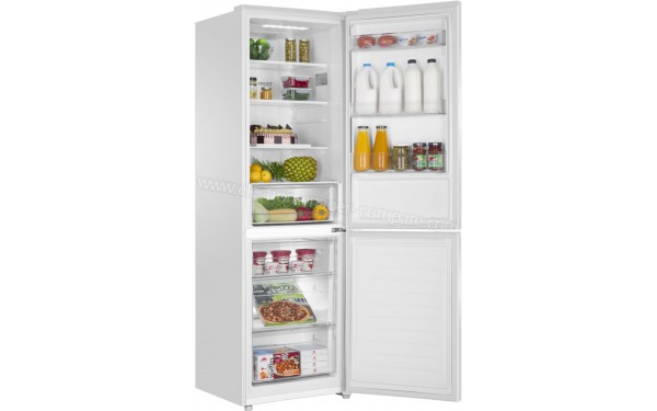 HAIER CFE635CWJ - Vue 3/4 gauche avec porte ouverte