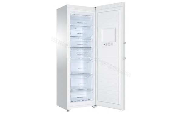 HAIER H2F-255WAA - Vue 3/4 gauche avec porte ouverte