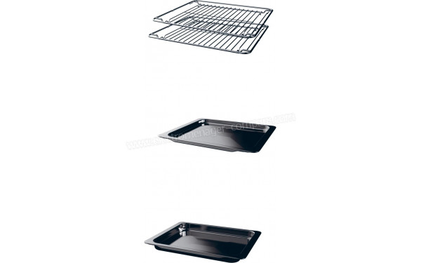 HAIER H6 ID66G5SPTB - Vue des grilles et des l&egrave;chefrites