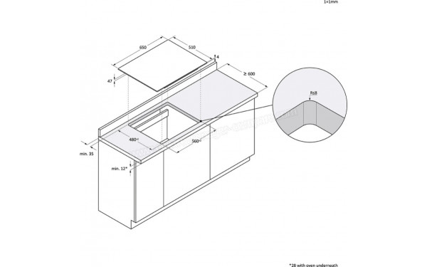 HAIER HA2MTB58IRB1S - Dimensions