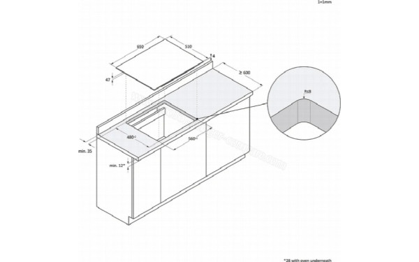 HAIER HAIFB54IRCS - Dimensions