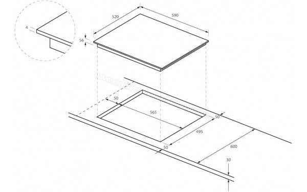 HAIER HAISJ64MC - Dimensions
