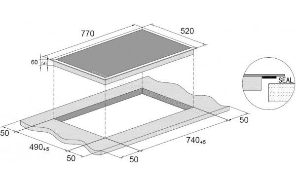 HAIER HAMTSJ86MC/1 - Dimensions