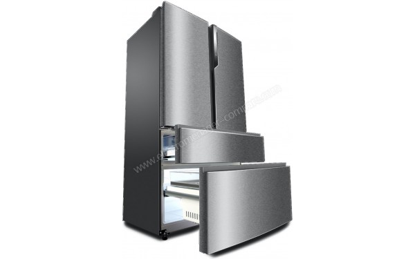 HAIER HB26FSSAAA - Vue 3/4 gauche tiroirs ouverts