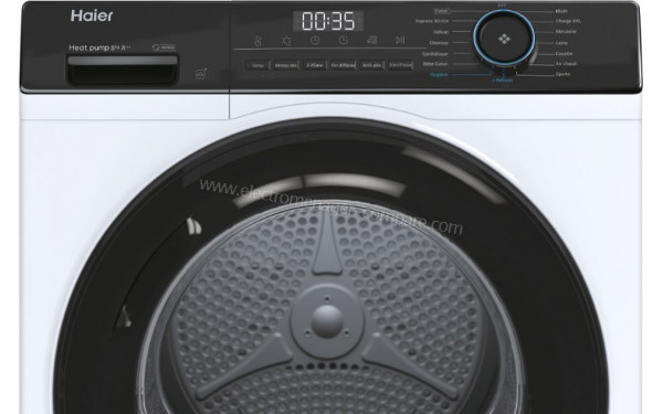 HAIER HD80-A2939E-FR - Panneau de commandes