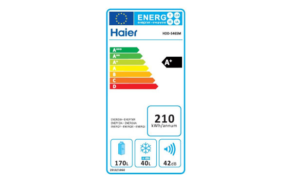 HAIER HDD-546SM - &Eacute;tiquette &eacute;nergie