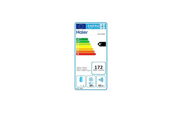 HAIER HFK-136AAS - &Eacute;tiquette &eacute;nergie
