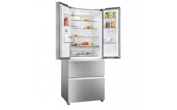 HAIER HFR3718ENMM - Vue de l'int&eacute;rieur partie r&eacute;frig&eacute;rateur