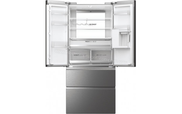 HAIER HFW7819EWMP - Vue de l'int&eacute;rieur partie r&eacute;frig&eacute;rateur