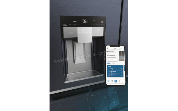 HAIER HFW7918EIMB - Distributeur d'eau fra&icirc;che/gla&ccedil;ons/glace pil&eacute;e