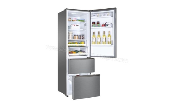 HAIER HRF-370G6 - Vue 3/4 gauche porte ouverte