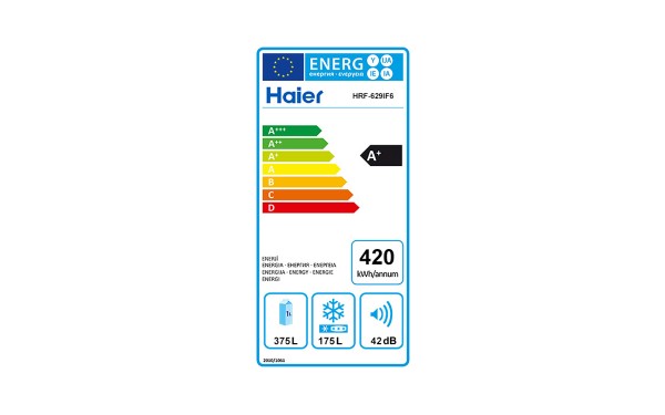 HAIER HRF-629IF6 - &Eacute;tiquette &eacute;nergie