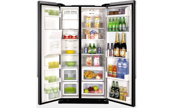 HAIER HRF-663CJB - Vue de l'int&eacute;rieur