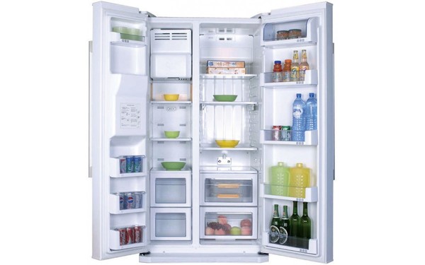 HAIER HRF-663ISB2WW - Vue de l'int&eacute;rieur