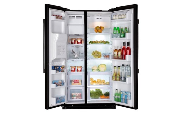 HAIER HRF-664ISB2B - Vue de l'int&eacute;rieur