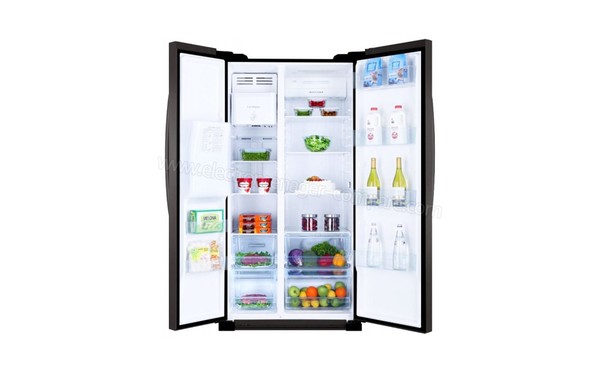 HAIER HRF-665ISB2N - Vue de l'int&eacute;rieur
