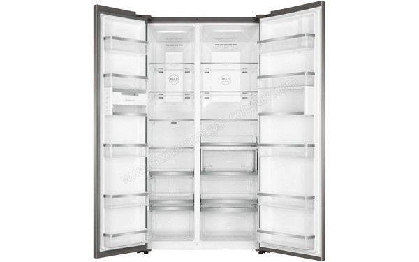HAIER HRF-800DGS7 - Vue de l'int&eacute;rieur vide (cr&eacute;dit : Boulanger)