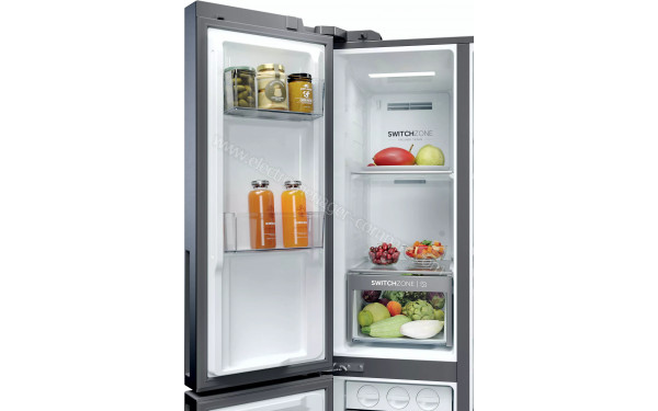 HAIER HSPR79F18DWMB - Vue de l'int&eacute;rieur partie r&eacute;frig&eacute;rateur