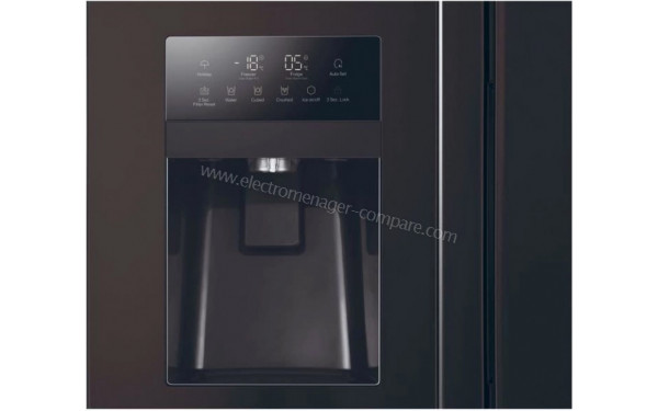 HAIER HSR3918EIPB - Distributeur d'eau fra&icirc;che/gla&ccedil;ons/glace pil&eacute;e