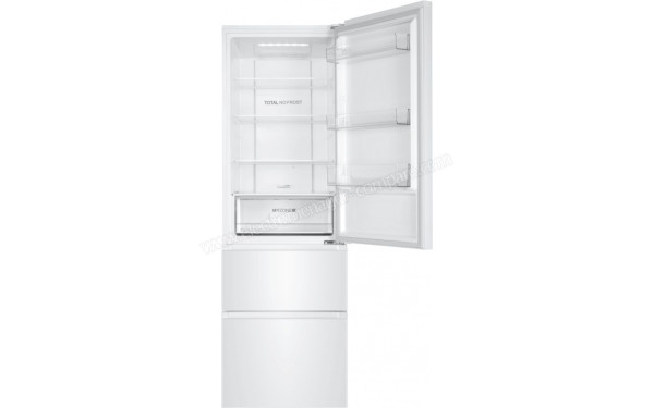 HAIER HTR3619ENPW - Vue de l'int&eacute;rieur partie r&eacute;frig&eacute;rateur