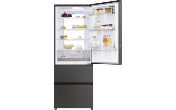 HAIER HTR5719ENPT - Vue de l'int&eacute;rieur partie r&eacute;frig&eacute;rateur