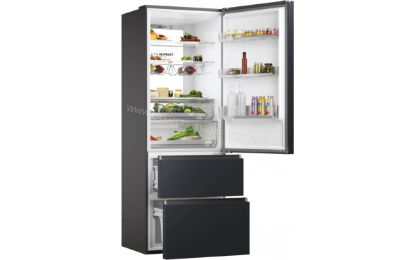 HAIER HTR7720DNMB - Vue de l'int&eacute;rieur partie r&eacute;frig&eacute;rateur