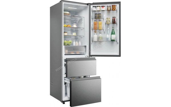 HAIER HTW3618DNMG - Vue de l'int&eacute;rieur partie r&eacute;frig&eacute;rateur