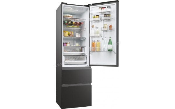 HAIER HTW5620DNPT - Vue de l'int&eacute;rieur partie r&eacute;frig&eacute;rateur