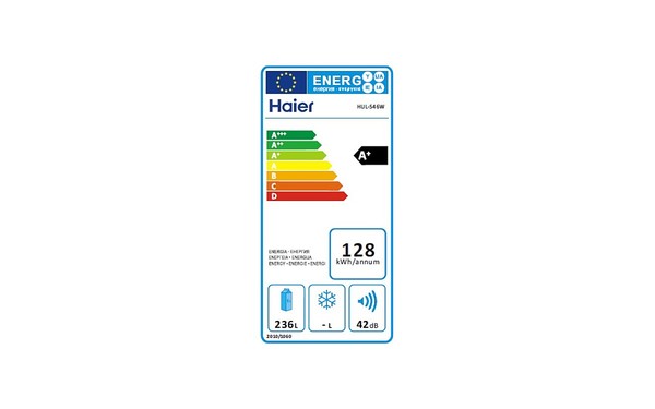 HAIER HUL-546W - &Eacute;tiquette &eacute;nergie