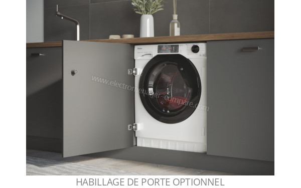 HAIER HW90B416FWB-FR - Vue 3/4 droite