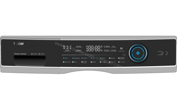 HAIER HWD120-B14979 - Panneau de commandes (cr&eacute;dit : Boulanger)