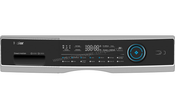 HAIER HWD80-B14979S - Panneau de commandes