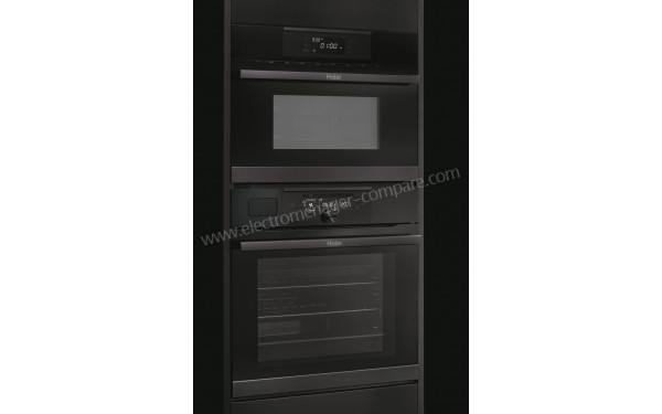 HAIER HWO60SM4FS8BH - Appareil encastr&eacute; vue 3/4 gauche