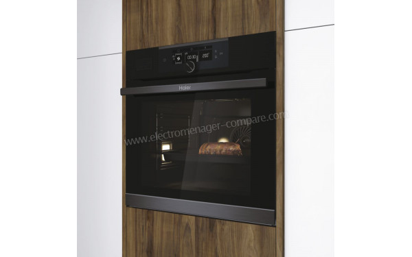 HAIER HWO60SM4FS8BH - Appareil encastr&eacute; vue 3/4 droite
