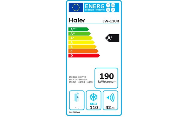HAIER LW-110R - &Eacute;tiquette &eacute;nergie