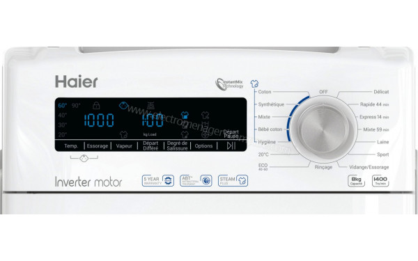 HAIER RTXSGP48TMSCE - Panneau de commandes