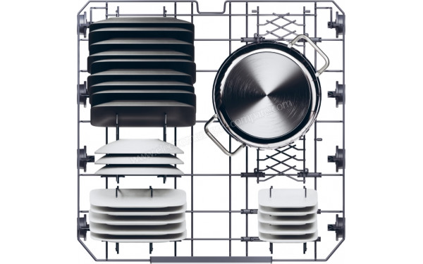 HAIER XF 4A4M4PB - Vue du panier inf&eacute;rieur