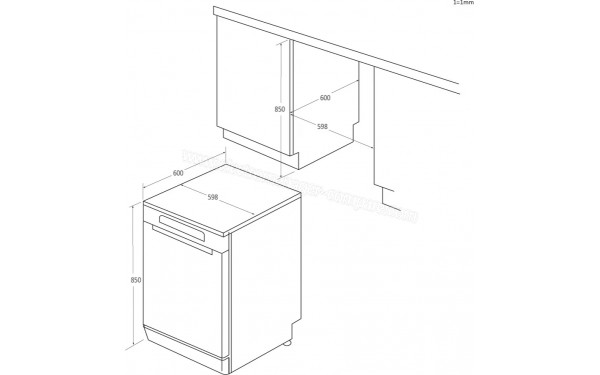 HAIER XF 6B2M3PW - Dimensions
