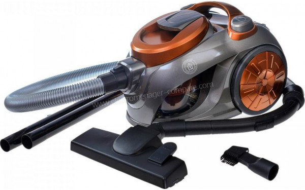 HERZBERG HG-8046COP - Vue 3/4 droite avec accessoires