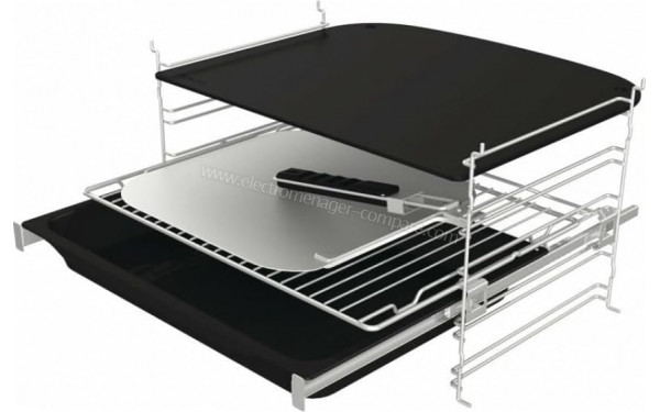 HISENSE BI350XPZ - Vue de la grille, des l&egrave;chefrites et des rails