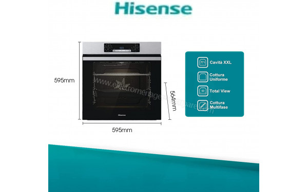 HISENSE BI62216AX - Dimensions