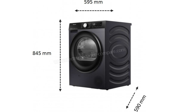 HISENSE DH3S902BBCC - Dimensions