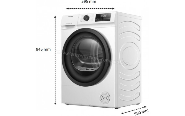 HISENSE DHQE802U - Dimensions