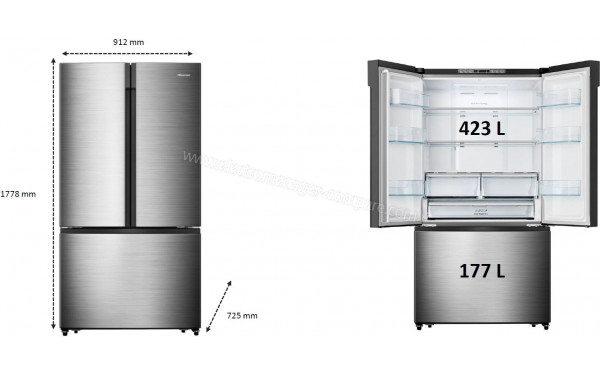 HISENSE FMN551ASF - Dimensions