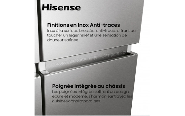 HISENSE FMN560SWSE1 - Zoom sur la poign&eacute;e int&eacute;gr&eacute;e